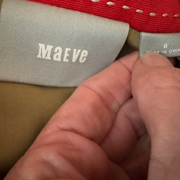 Anthropologie Maeve Feathered Village Box Pleat Skirt, size 8 - Picture 6 of 6